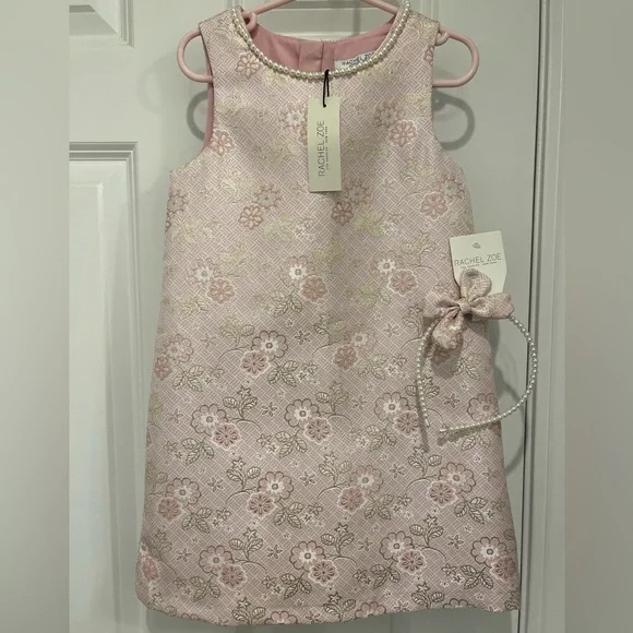 Rachel Zoe | Dresses | Girls Rachel Zoe Formal Dress With Matching Headband  Size 5 Nwt | Poshmark